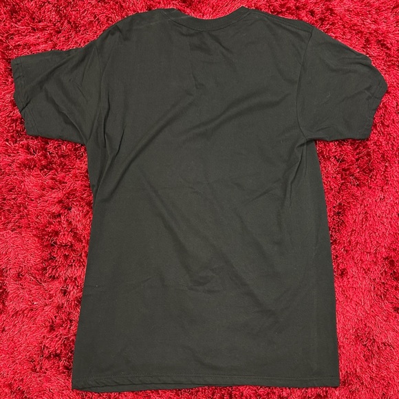 AC/DC Back In Black 1981 Japan Tour Album Art Shirt Black Medium White New - Picture 2 of 5